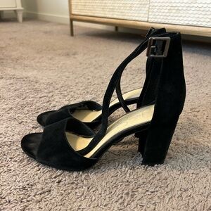 Jessica Simpson Black Suede Heels